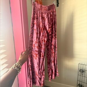 Sundance Pink and Red Patterned Pants